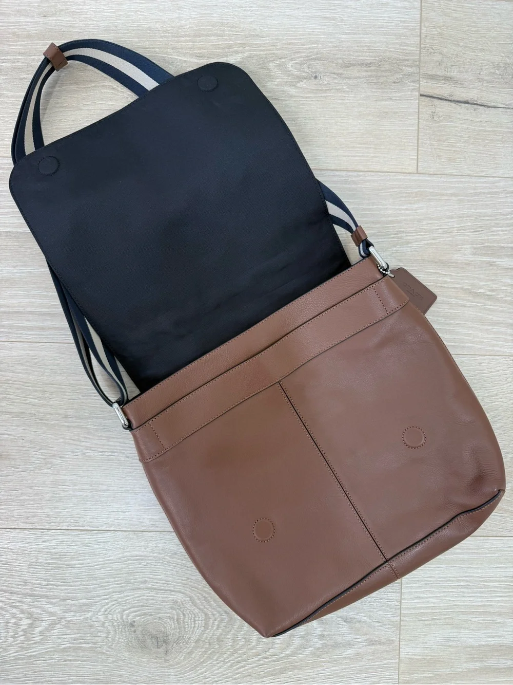 Coach Charles Small Messenger Saddle Bag